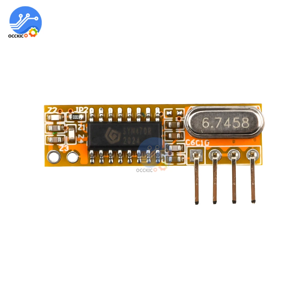 RXB12 Wireless Receiver Module 433Mhz High Sensitivity Superheterodyne Receiver Module for Arduino