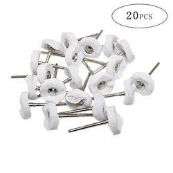 2.35/3mm Shank 40 Pieces Muslin Polishing Buffing Wheel Buffs Set Fits Dremel Rotary Tools