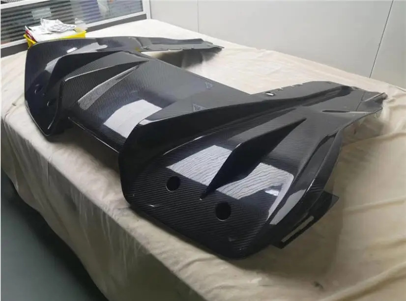 Diffuser For FOR Mclaren MP4-12C 625C 650S Rear Lip Trunk Diffuser Spoilers Carbon Fiber MSO Style