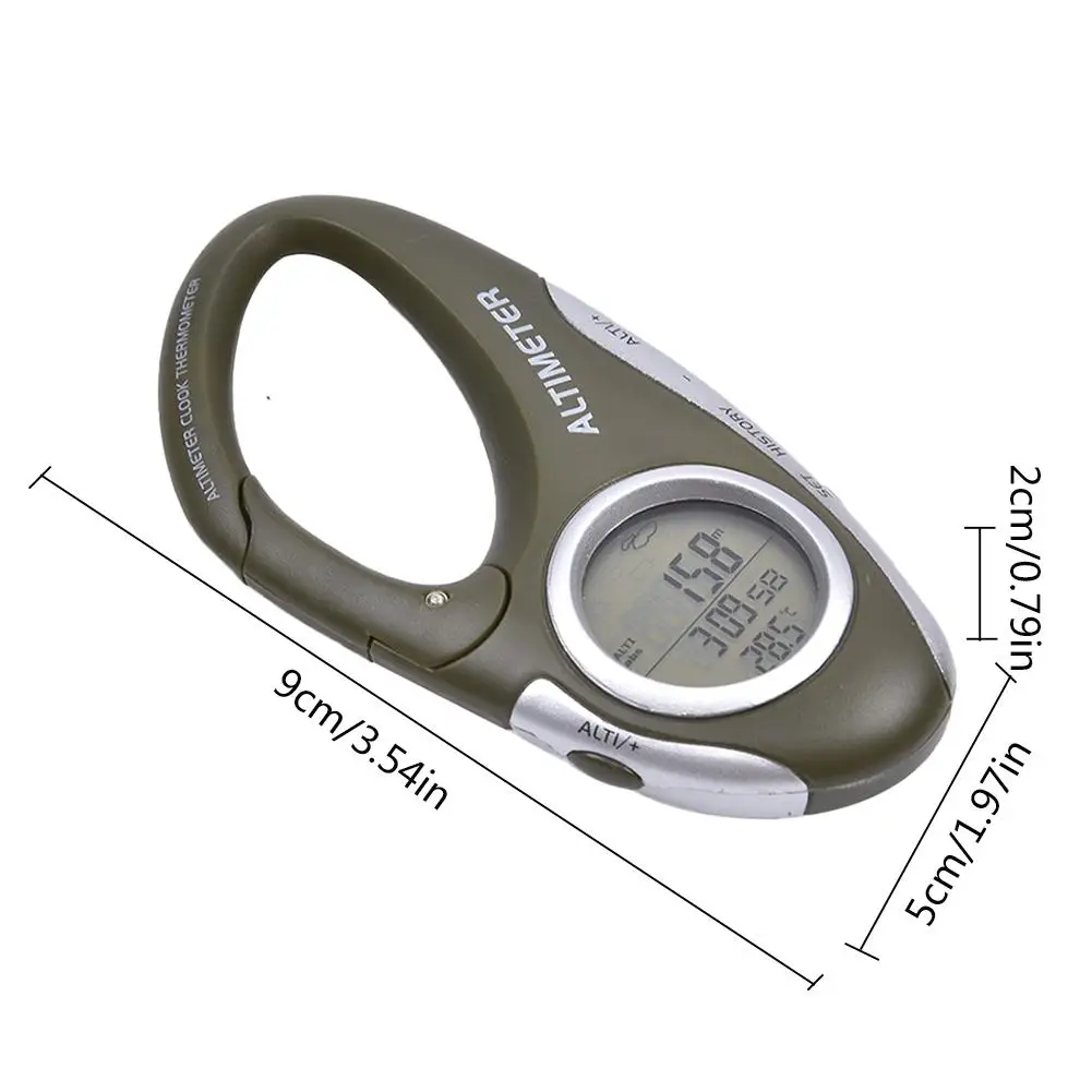 Multi-function Digital LCD Compass Altimeter Thermometer Weather Monitor For Climbing Camping Outdoor Altimeter