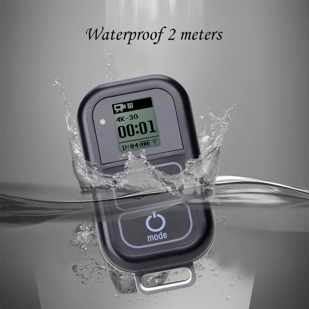 Wasserdicht WIFI fernbedienung + schutzhülle/silikon fall für Go pro Hero 7 6 5 4 3 + 3/4 5 für Gopro Hero 8 schwarz kamera