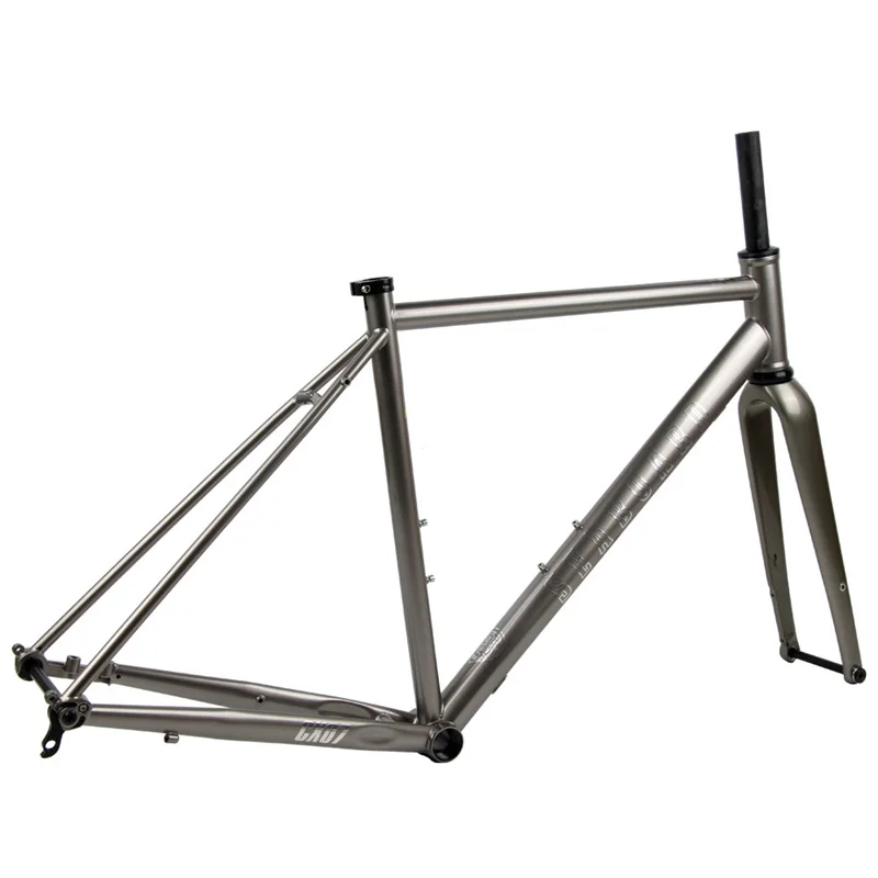 Gravel Cross-country Road Bike Frame Gravel Chrome Molybdenum Steel Bikes Bicycle Frameset Disc Brake Barrel Shaft Travel Frame