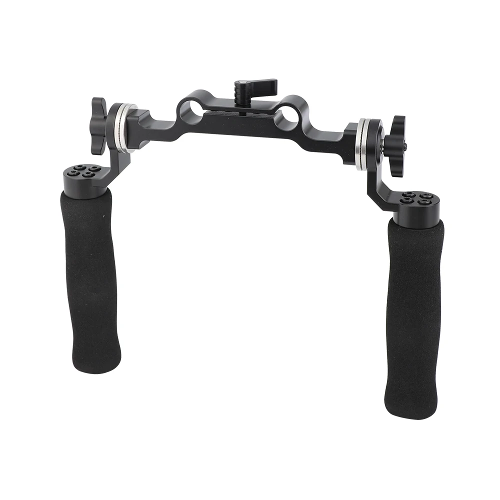 Kayulin Spugna Impugnatura (UNA Coppia) Con Arri Rosetta Montaggio Connection & 15 millimetri Rod Morsetto Adattatore