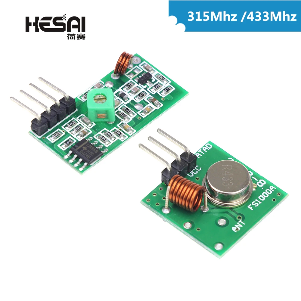 433Mhz RF Transmitter And Receiver Module Link Kit For ARM/MCU WL DIY 315MHZ/433MHZ Wireless For Arduino Diy Kit