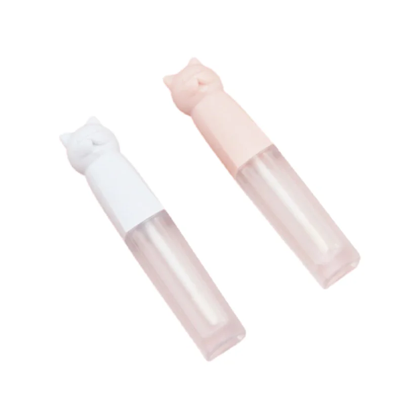 

50/100 pcs Plastic Lip Gloss Tube Empty Lip Glaze Liquid Lipstick Packing Frosted Bottle Lovely Cartoon DIY Cosmetic Container