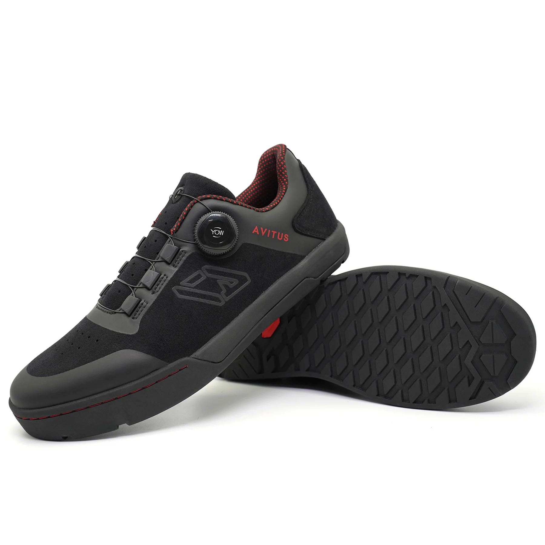 AVITUS usine Zapatillas vtt chaussure pédale plate semelle en caoutchouc pour Enduro Free Ride DH Trail équitation hommes baskets vélo chaussures de cyclisme