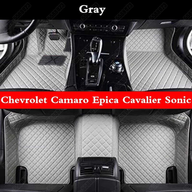 

Personalized Car Floor Mats for Chevrolet Camaro Epica Cavalier Sonic Cruze Malibu Sail Spark Custom Made Cars Foot Mat Pads