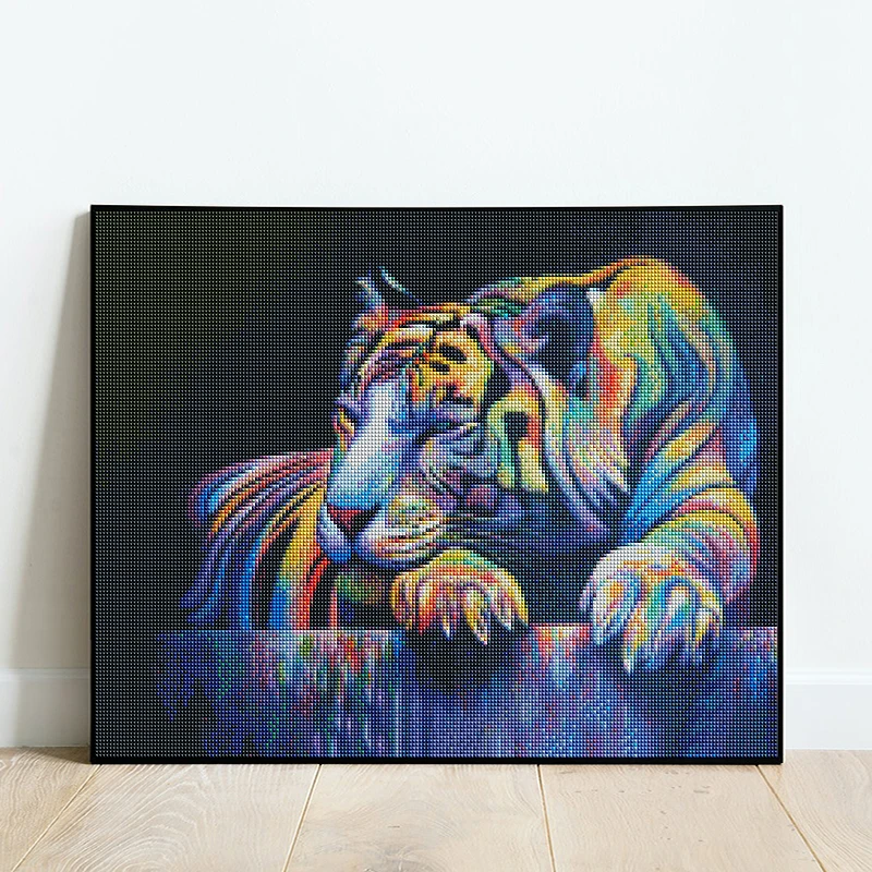 Diamand Diamond Painting Kit Paint Animals Horse Tiger Lion Elephant Rhinoceros Full Square&Round embroidery mosaic Cross stitch