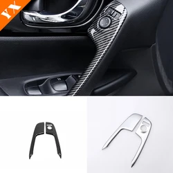 For Nissan Qashqai J11 Accessories 2015-2019 ABS Carbon Matte Car Window Handshake Trim Panel Cover Trim