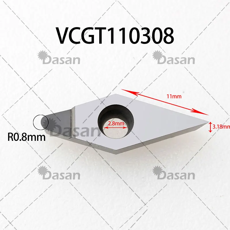 10 шт. PCD Токарные Вставки VCGT110304 08 PCD PCBN алмазные вставки карбидные фрезерные Вставки CNC вставка