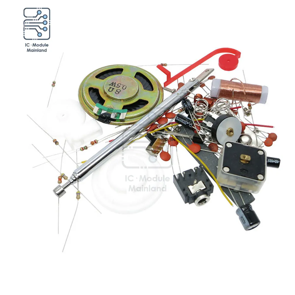 1Set AM / FM Stereo AM Radio DIY Kit CF210SP Produksi Elektronik Suite UNTUK Arduino 76-108Mhz