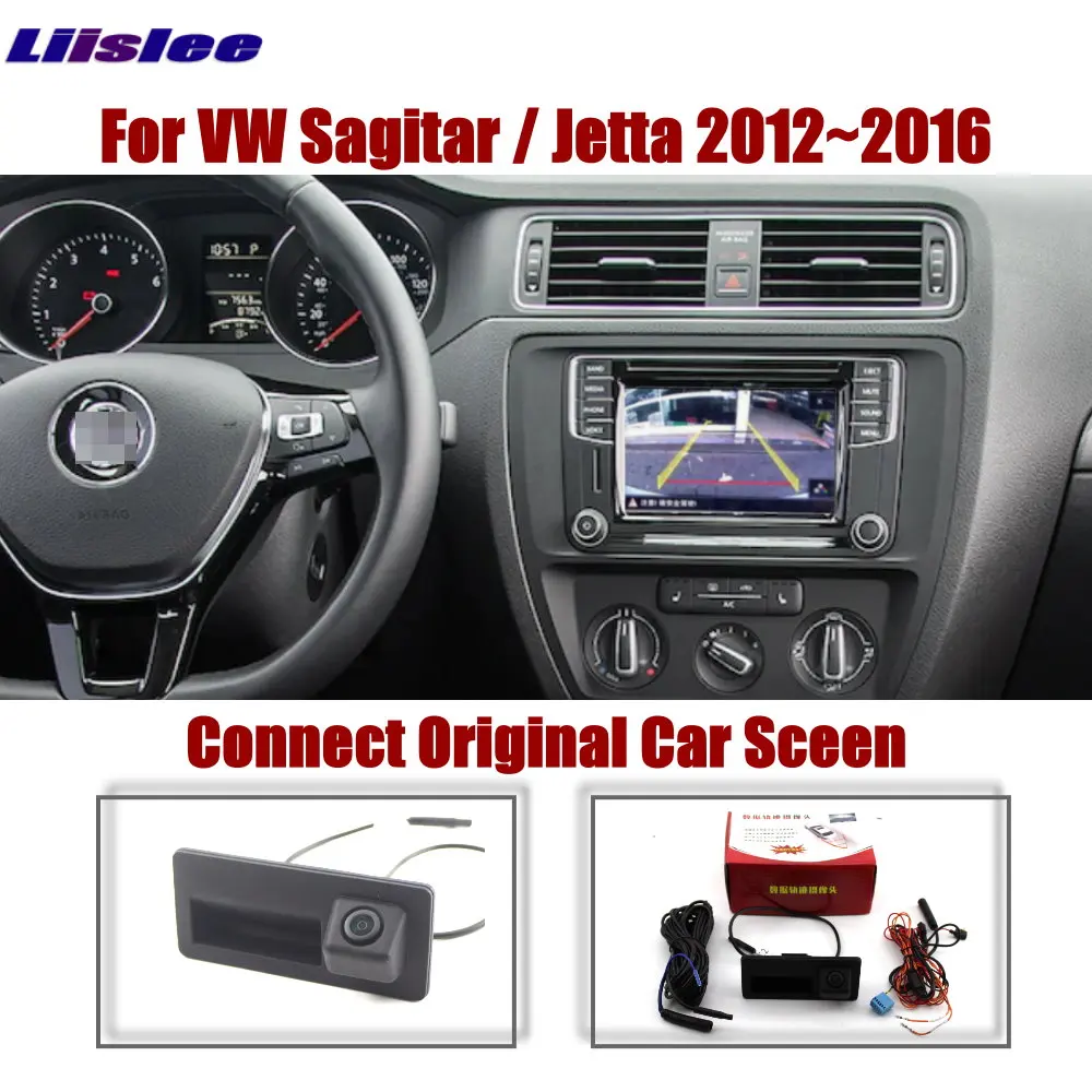 Factory Screen Rear View Camera For VW Jetta (A6/1B) 2010-2019 MQB MIB System Original Display Parking Accessories Kit