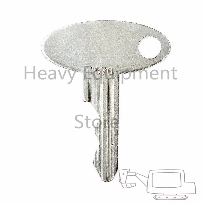 

1570 KEY For Ford New Holland Tractor Equipment Ignition Key Fits Many Models 1920 1925 2120