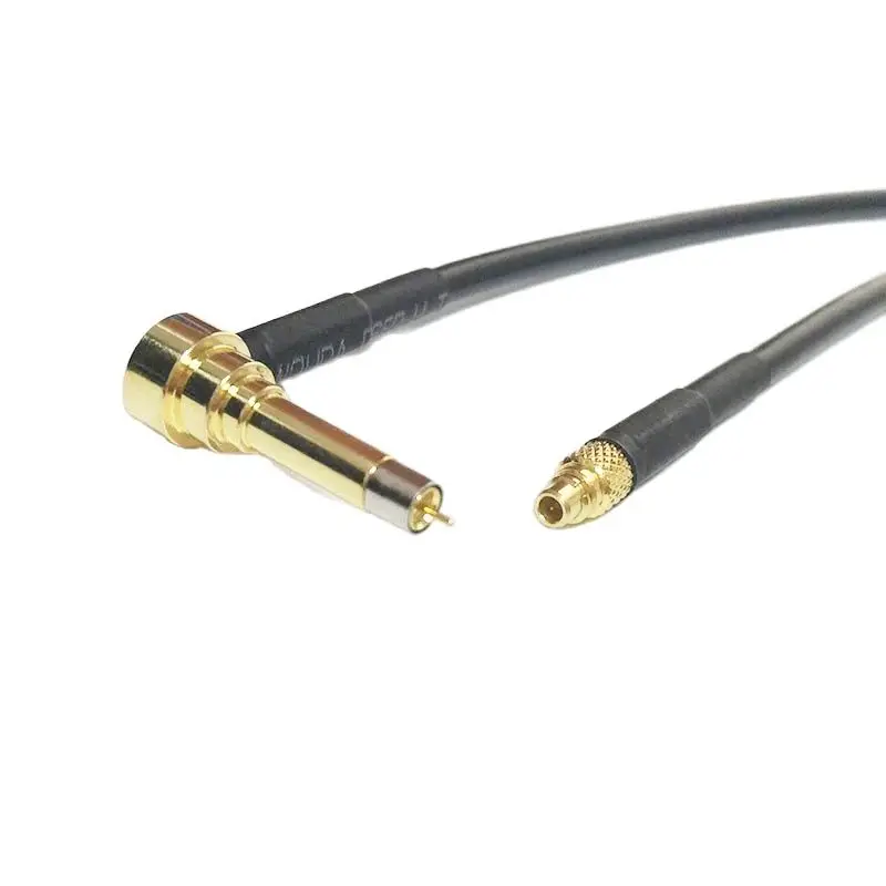 New Wireless Modem Wire MS156 Right Angle To MMCX Male Plug Connector RG174 Cable 20CM 8