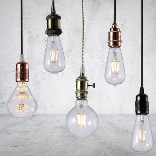 Imagen 2 del producto Cable eléctrico de 250V, 2 núcleos, 3 núcleos, 0,75, tela Vintage, cables de luz cubiertos, Cable Flexible de alambre de cobre