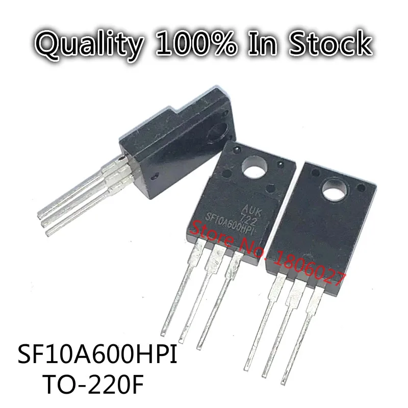 10PCS/LOT   SF10A600HPI   SF10A600H   TO-220F 5A 600V