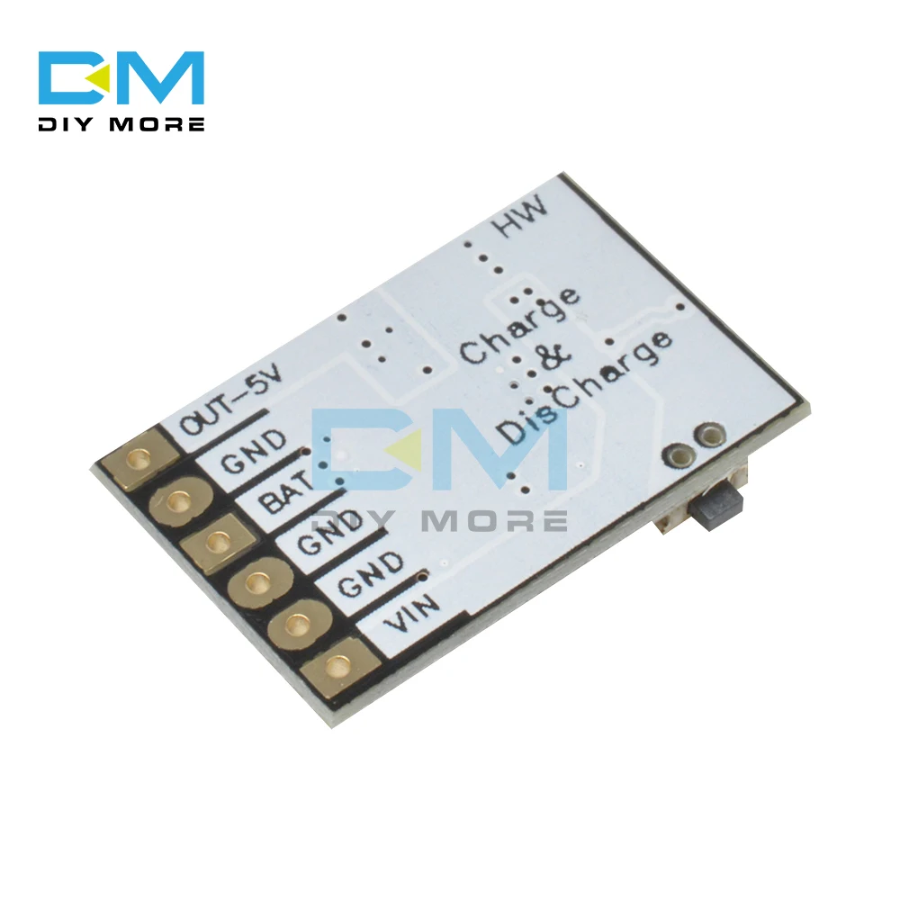 2A 5V Charge Discharge Integrated 3.7V 4.2V Lithium Battery Boost Mobile Power Protection Diy Electronic PCB Board Module