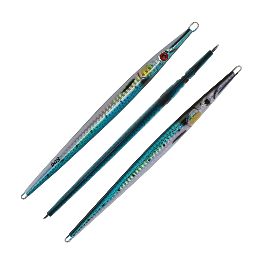 JIGGINGPRO 40g 60g 80g 100g 150g 3D-Druck Nadel Jig Speed Jigs Salzwasser Jigging Köder