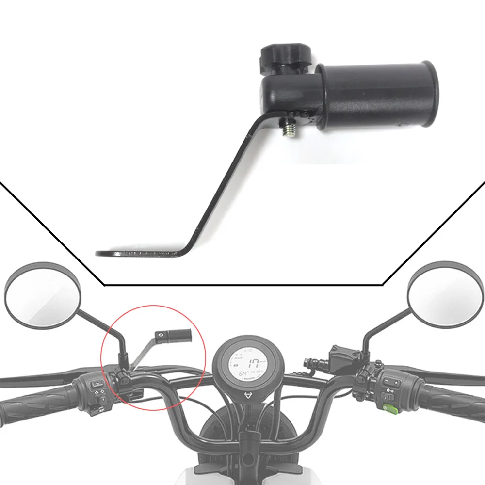 

Universal Motorcycle Rearview Mirror Clamp Mount Holder 10MM GPS Phone Bracket For Scooter Moped ATV