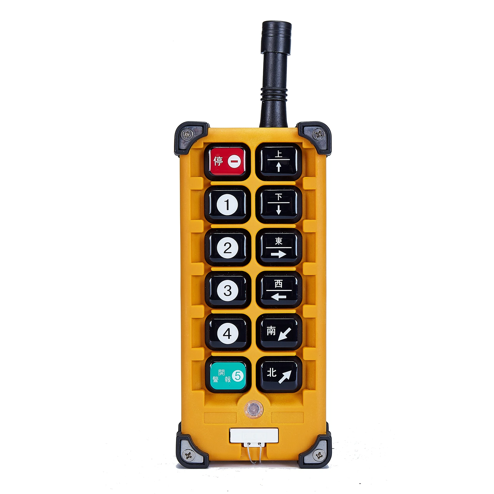 Telecrane 8 single speed push buttons keys 380V 220V 36V  wireless industrial crane electric hoist radio remote control F23-A++