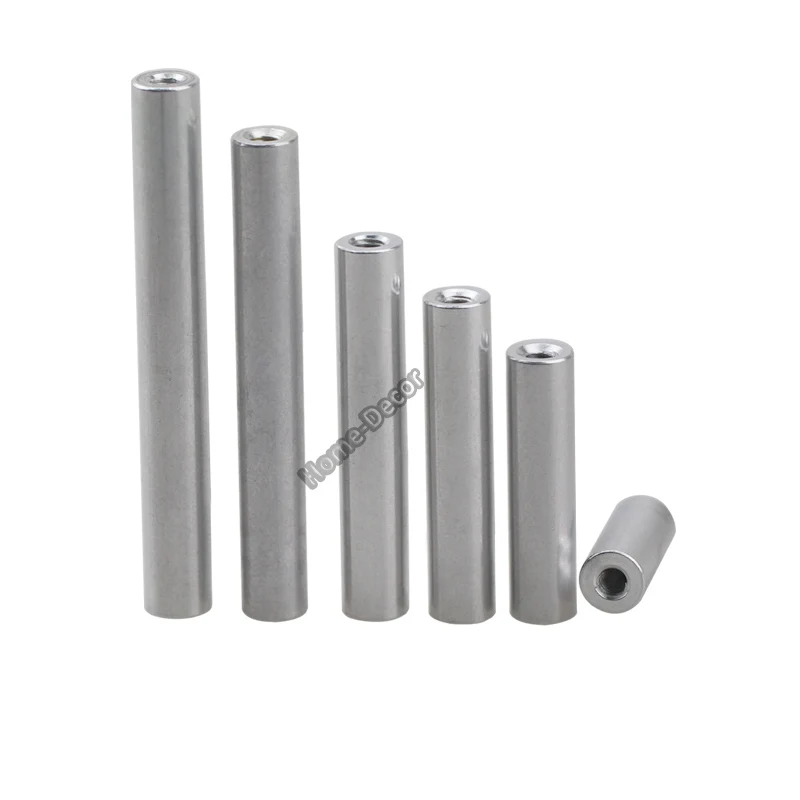 10pcs M2 OD3.5mm Aluminium Alloy Hollow Tube Column Spacers Tubing Wing Connecting Rod for RC Toy Aircraf Model #Natural