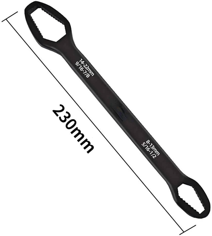 Universal Doppel Ended Wrench Selbst Anziehen 8-22mm Schraube Muttern Reparatur Schraubenschlüssel Ratsche Spanner Sanitär Werkzeuge Tippen spanner