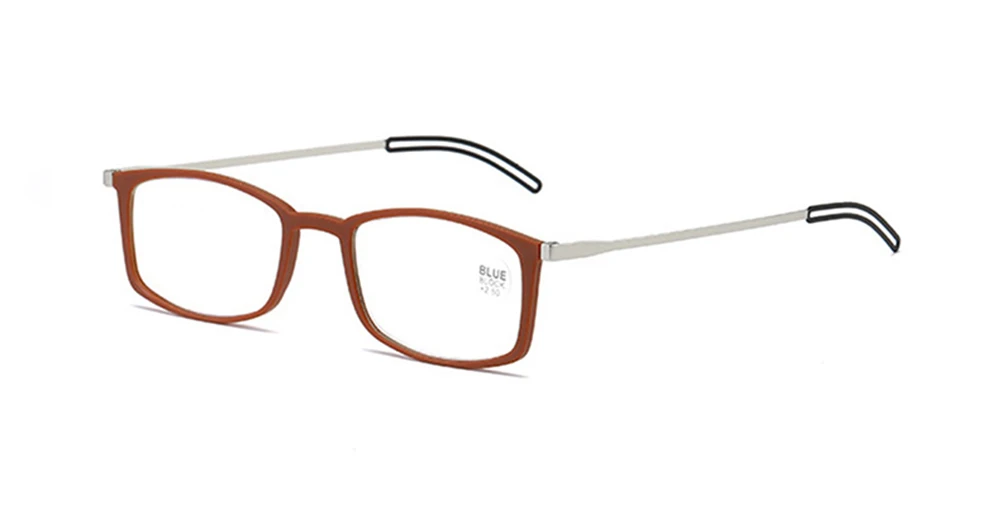 Mai Blume Dünne Blaue Licht Blockieren Lesebrille Brillen Männer Frauen Tragbare Gläser Weitsichtigkeit Mit Telefon Fall + 3,5 + 4 – Detail 18