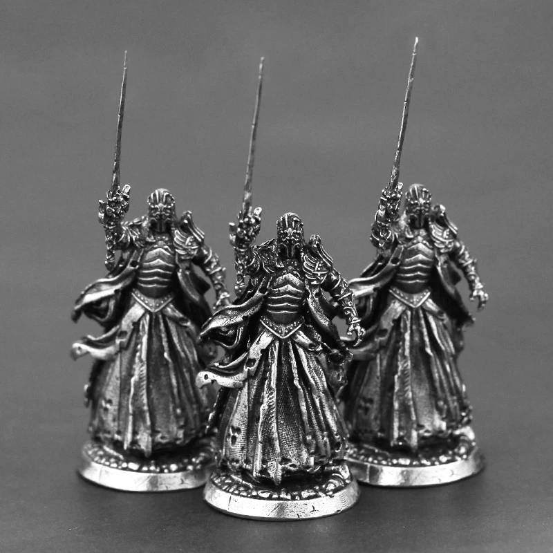 Middle Ages Legion Wraith Soliders Model Toy Figurines Miniatures Pure Copper Men Gifts Desktop Ornament Decoration Crafts Metal