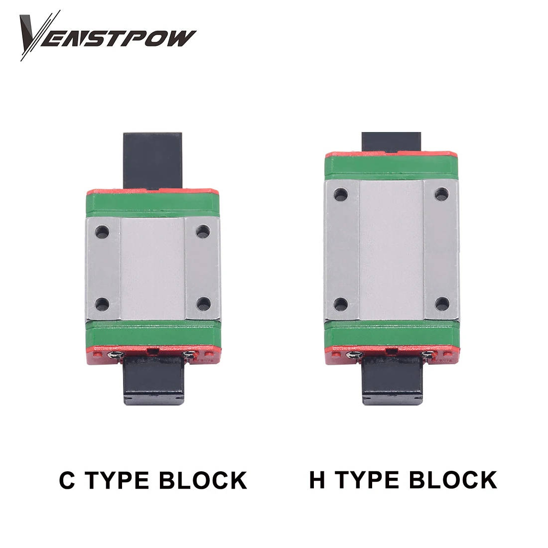 2pcs MGN7H MGN7C MGN9H MGN9C MGN12H MGN12C MGN15H MGN15C carriage block for MGN9 MGN12 MGN15 linear guide 3d printer CNC part