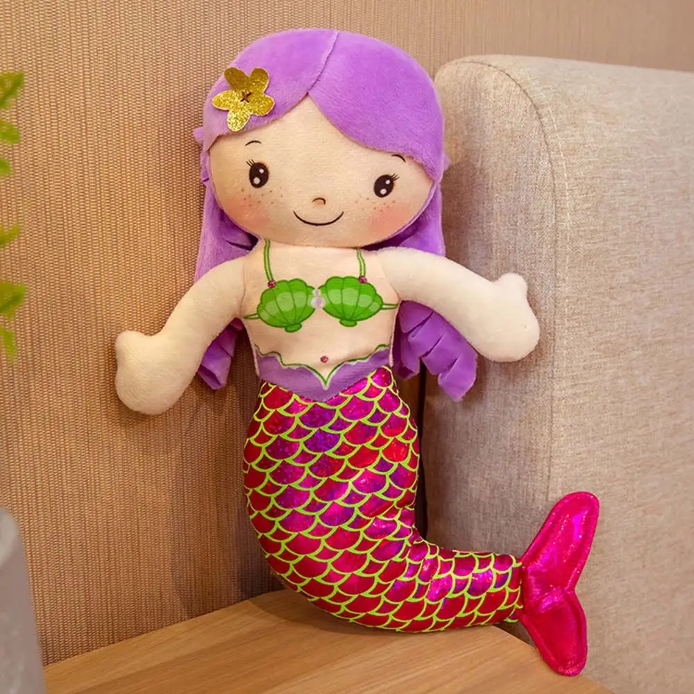 30cm Cartoon Mermaid peluche bambola giocattolo Comfort bambola Mini simpatico cuscino bambino farcito peluche per bambini ragazze regali di compleanno