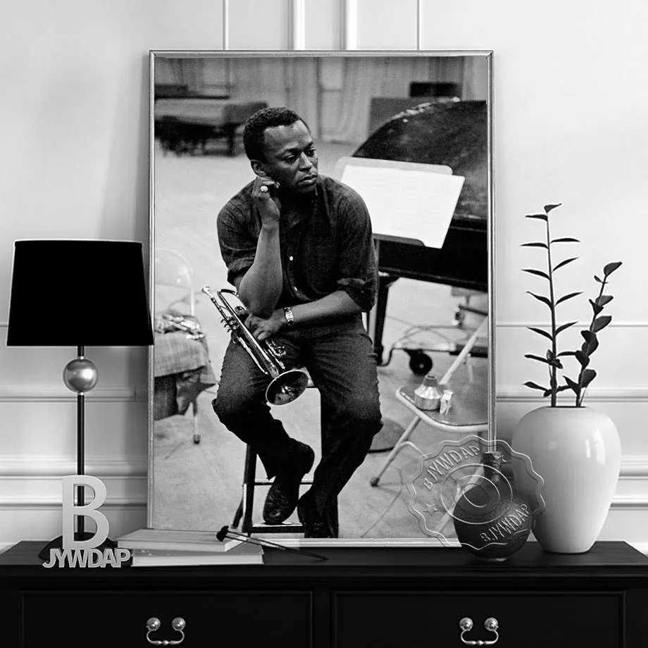 Miles Davis Poster Jazz Music Star Posters and Prints Wall art Decoration Canvas Painting art Home Decor