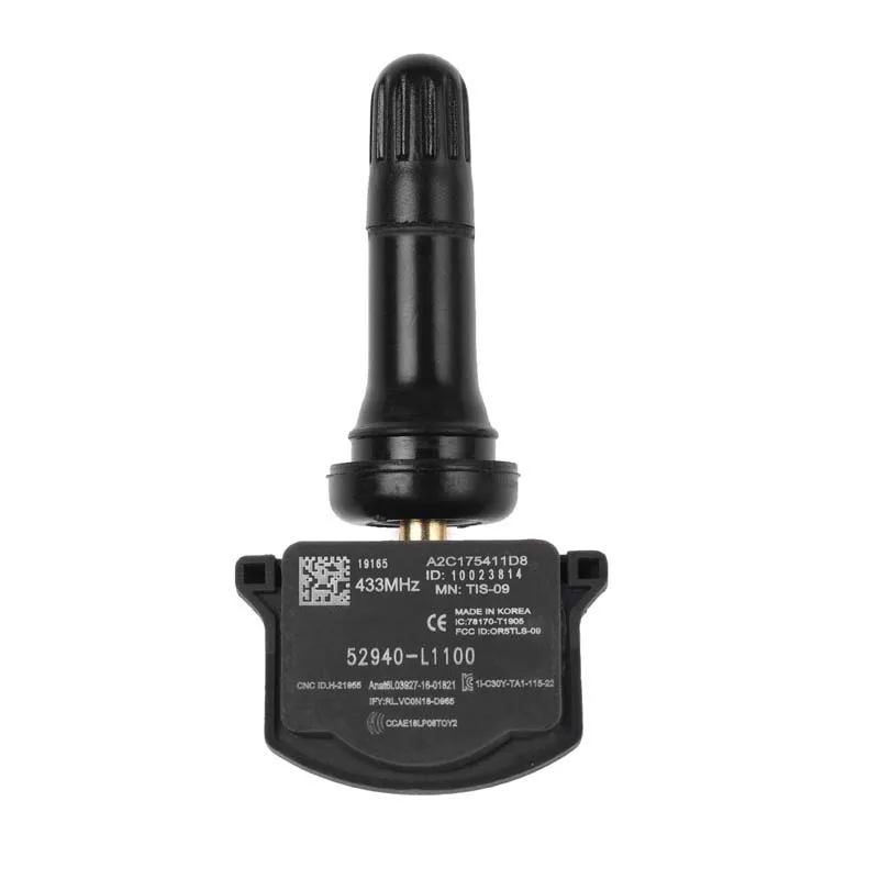 YAOPEI 52940-L1100 52940L1100 433MHZ TPMS Tire Pressure Sensor for KIA Seltos for Hyundai-Sonata 2019-2020