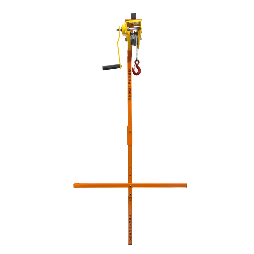 Herramienta de elevación de instalación exterior de aire acondicionado, grúa de elevación con autobloqueo, montaje de cabrestante Manual para aire acondicionado, 10/15/20M