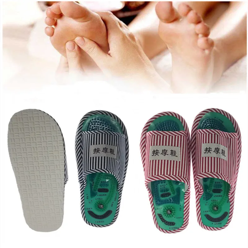 

Foot Massage Slippers Magnetic Acupuncture Feet Care Massager Shoes Foot Reflexology Slippers Sandals Foot Massage Instrument