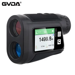 GVDA Telescope Laser Rangefinder Rechargeable LCD Laser Distance Meter 1500M 1000M 800M 600M Range Finder for Golf Hunting Sport