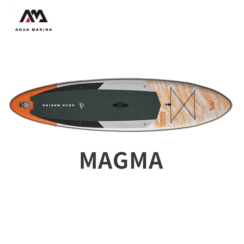 AQUA MARINA MAGMA SUP Inflatable Surf Board 340ซม.Stable น้ำหนักเบา EVA ลื่นกีฬาท่องบอร์ดความปลอดภัยเชือก BT-21MAP