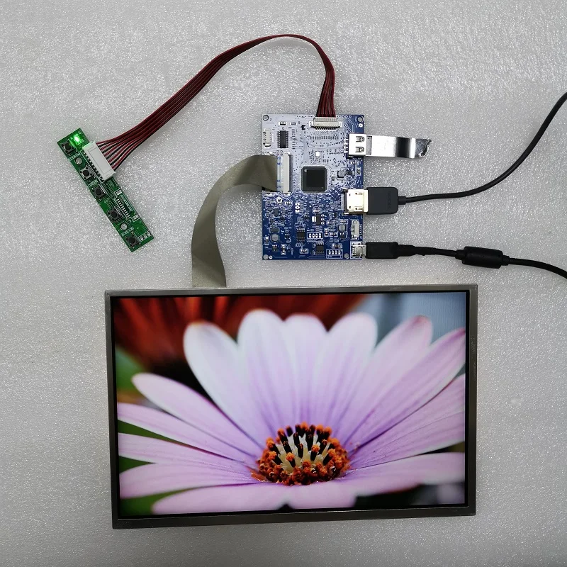 Display module kit 10.1 inch USB playback HD signal 5V2A power supply solution DIY LCD kit