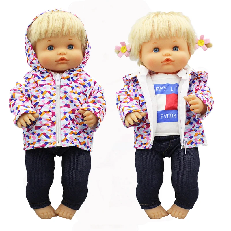 

Grid Down Jacket wear Doll clothes Fit 42cm Nenuco Doll Nenuco y su Hermanita Doll Accessories