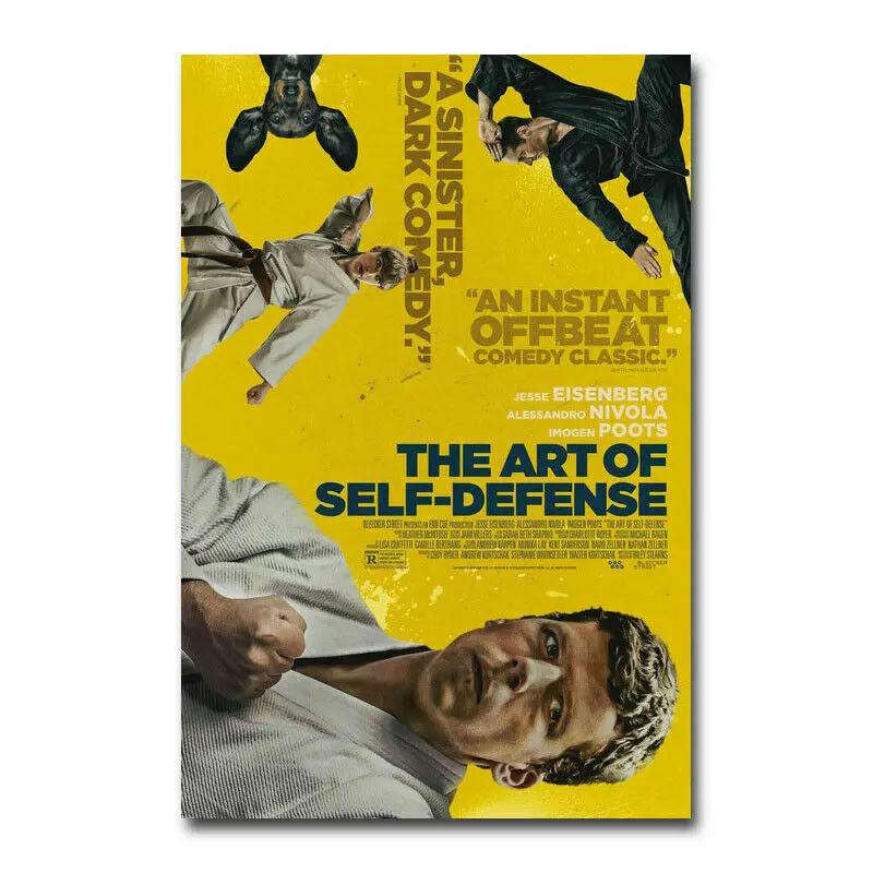 D0166 The ART of Self-Defense 2019 Jesse Eisenberg Movie Silk Fabric Poster Art Decor Indoor Painting Gift