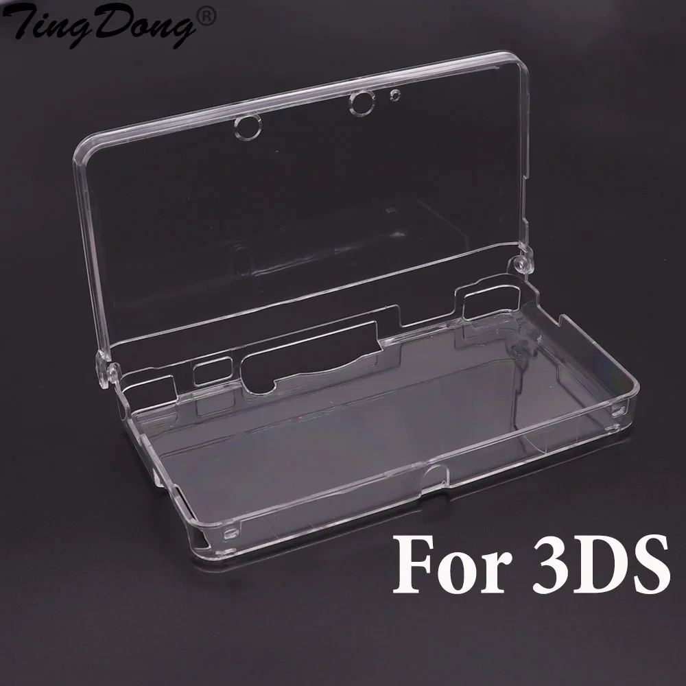 Lightweight Rigid Plastic Clear Crystal Protective Hard Shell Skin Case Cover For Nintendo 3DS Game Console