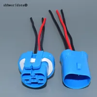 Worldgolden 9007 9004 adaptador macho hembra bombilla LED para lámpara conector de cable de luz soporte de enchufe HB5