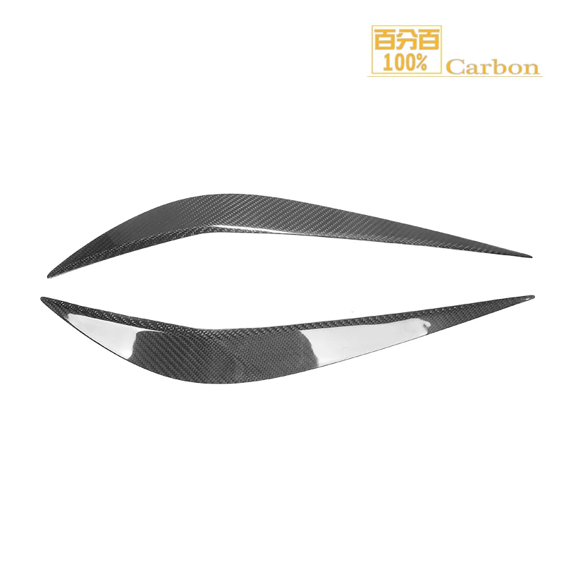 

Real Dry Carbon Fiber Headlight Eyelid Eyebrow Cover Stickers Trim for M4 F82 2014up