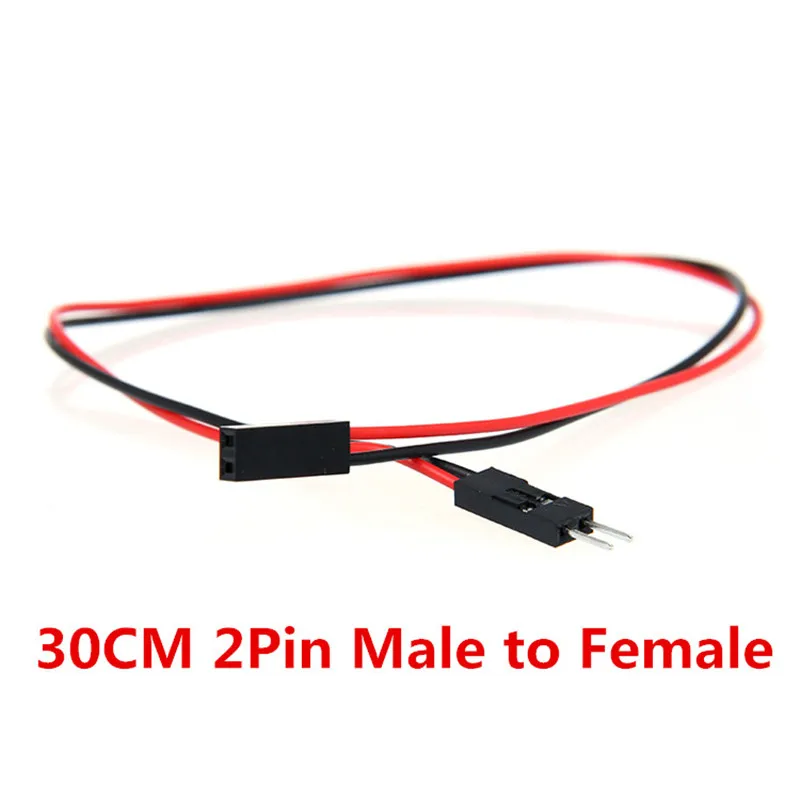 30cm 2pin 50pcs/lot DuPont Cables AWG26  Breadboard Jumper Wires Cables M-M Male to Female F-F for Electronic DIY Starter Kits