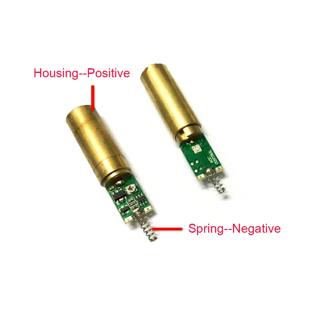 532nm 10mW 12x55mm 3-3.7V Green DOT Laser Module for DIY Laser Pointer Laser Flashlight laser Positioning Laser Stage Lights