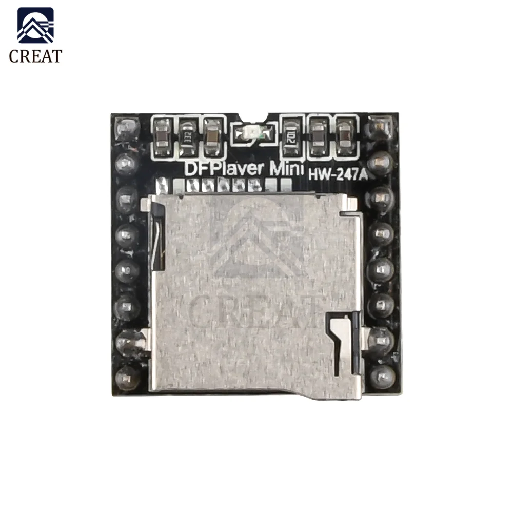 5pcs/Lot DFPlayer Mini MP3 Player Module TF Card U Disk Mini MP3 Player Audio Voice Decode Board Module For DF Player