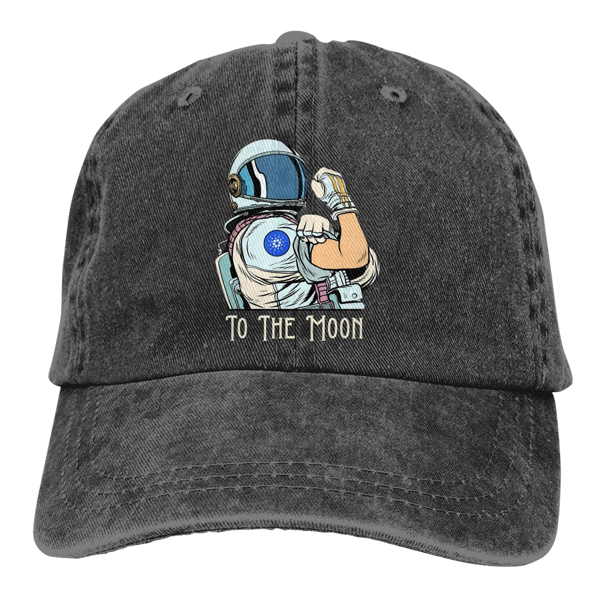 

We Can Do It Astronaut To The Moon ADA Space Man The Baseball Cap Peaked capt Outdoor Custom Cardano Coin Cryptocurrency Hats