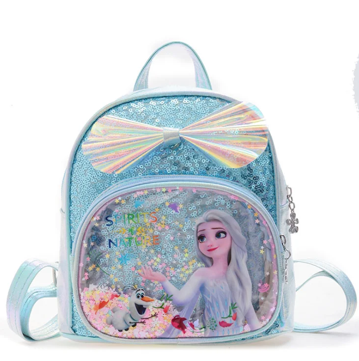 Disney frozen Girls School Bag elsa anna Snow Queen Princess Backpacks Kids School Bag Breathable Bookbag Boys Gift