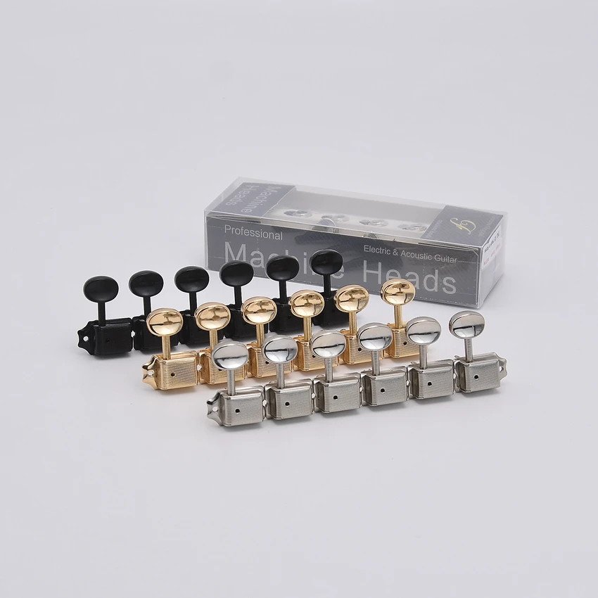 1 Set R6/L6 Kluson Vintage Guitar Tuners Machine Heads for ST TL Guitar Tuning Pegs KR(Origin)