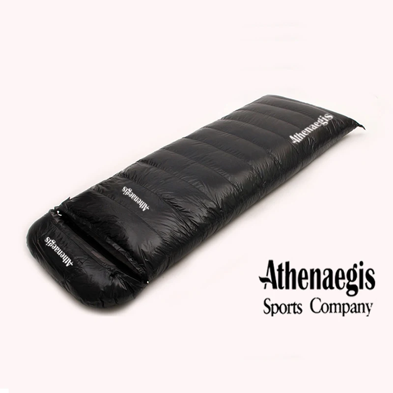 Ultra-Light Goose Down Sleeping Bag for Adult, Spliced Envelope, White, 1200G, 1500G, 1800G, 2000G Filling