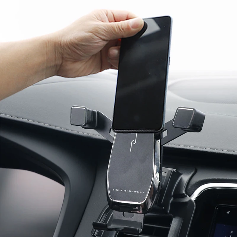 حامل هاتف السيارة تنفيس الهواء كليب المشبك أصحاب الهاتف المحمول لفولفو XC90 اكسسوارات 2015 2016 2017 2018 2019 2020 2021 2022